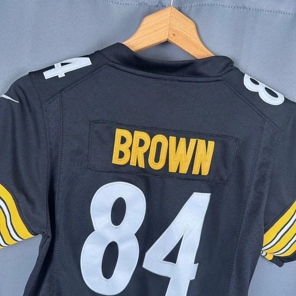 Nike NFL Pittsburgh Steelers Antonio Brown 84 Jersey Black Youth Medium